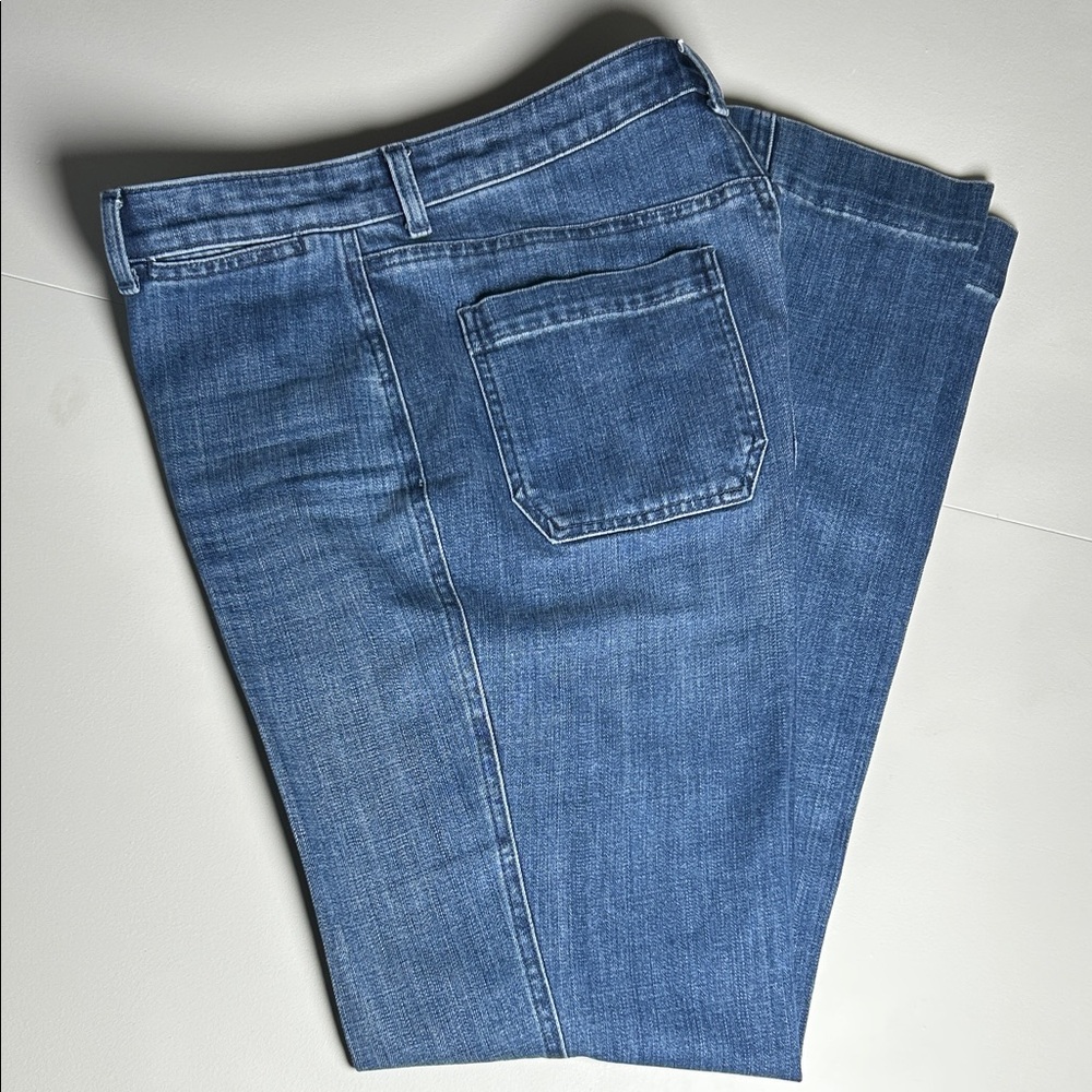 Talbots Jeans Women's Size 12 Talbots Flawless High Waist Flare Jeans Nova Wash